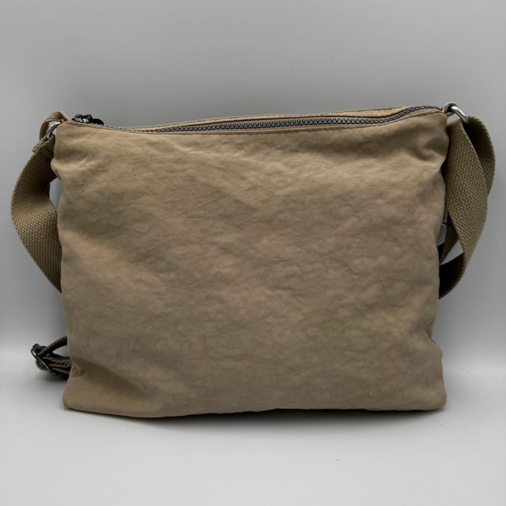 Kipling Alvar Printed Crossbody Bag - Sign Beige Embossed - Great Condition! - Picture 2 of 6
